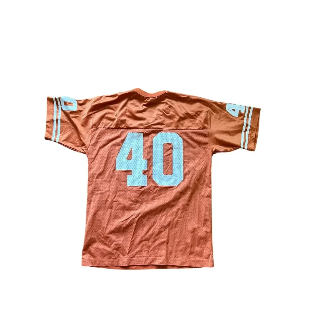 Vintage Nike Team Texas Longhorns #40 Football Jersey XL Burnt Orange Y2K